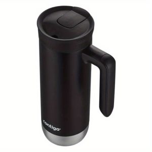 Contigo Huron 2.0 Stainless Steel Travel Mug with SNAPSEAL Lid and Handle in Black, 20 fl oz.