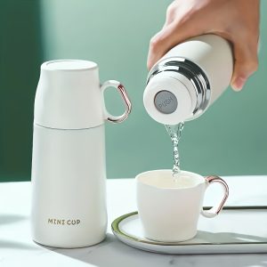 1pc-8.79oz/260ml Stainless Steel Vacuum Cup Thermal Flask - Insulated and Leak-proof for Outdoor Camping, Traveling, and Office Use - Perfect Back to School Supply